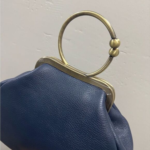 Unique Style Handmade Genuine Pebble Leather Top Handle Kiss-lock Bag/Crossbody - Picture 11 of 14